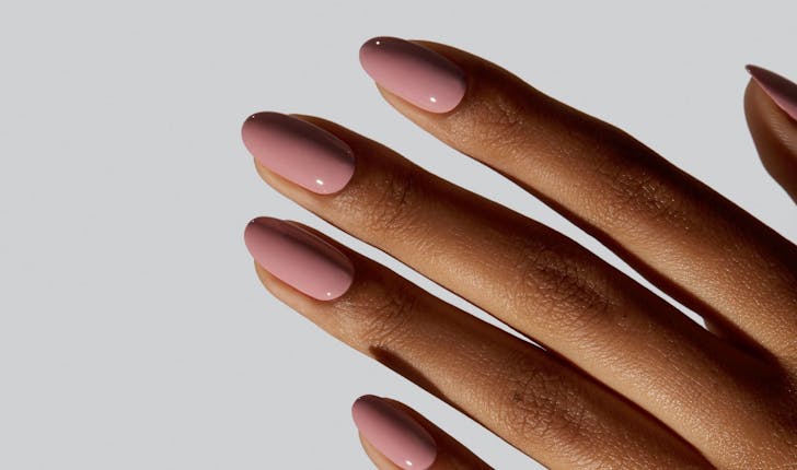 Squoval top acrylic nails